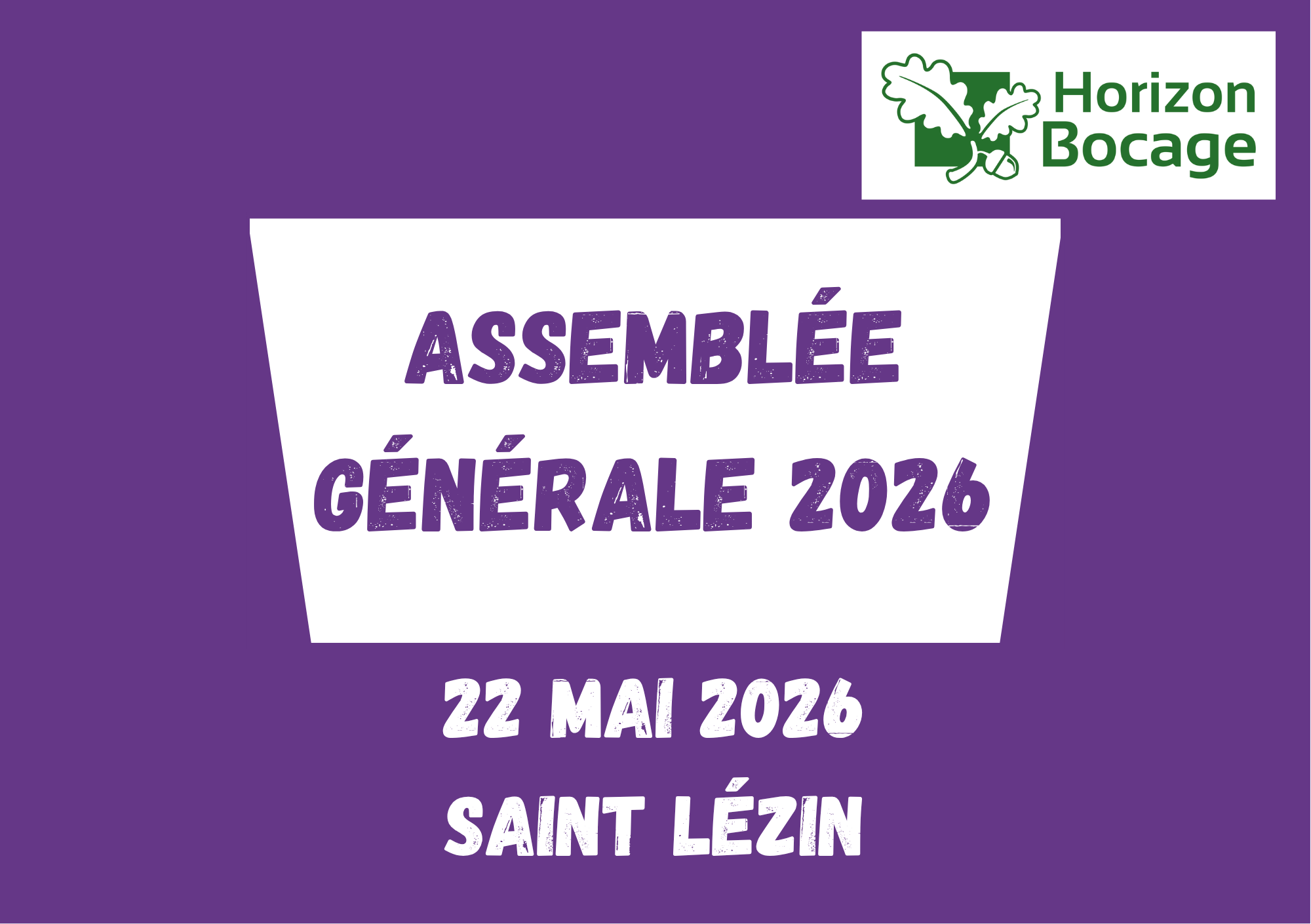Assemblée Générale 2026 Horizon Bocage